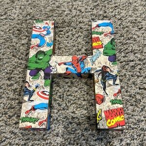Hobby Lobby letter H Marvel Superhero